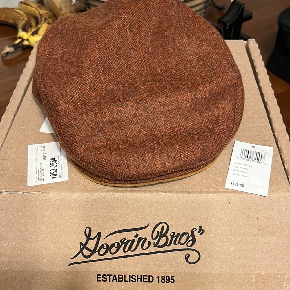 Men’s Goorin Bros Flatcap Size Large